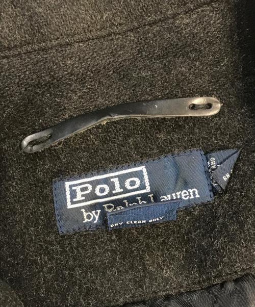 POLO RALPH LAUREN（ポロ・ラルフローレン）POLO RALPH LAUREN (ポロ・ラルフローレン) ジップアップメルトンコート グレー サイズ:XLの古着・服飾アイテム