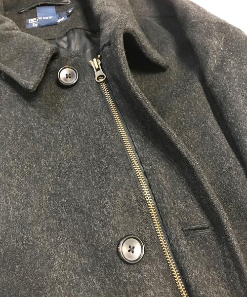 POLO RALPH LAUREN（ポロ・ラルフローレン）POLO RALPH LAUREN (ポロ・ラルフローレン) ジップアップメルトンコート グレー サイズ:XLの古着・服飾アイテム