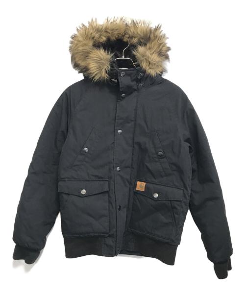 Carhartt WIP（カーハート ワークインプログレス）Carhartt WIP (カーハート ワークインプログレス) 中綿ジャケット ブラック サイズ:Sの古着・服飾アイテム