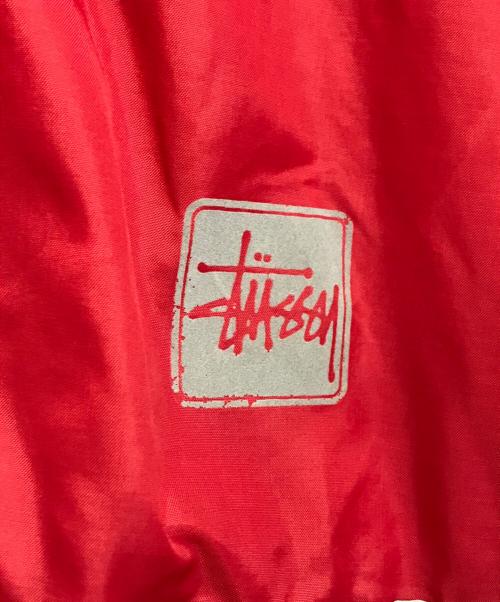 stussy（ステューシー）stussy (ステューシー) アノラックパーカー レッド サイズ:Lの古着・服飾アイテム