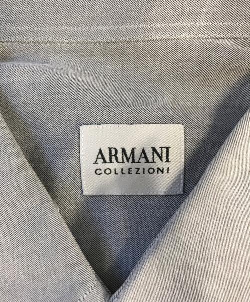 ARMANI COLLEZIONI（アルマーニ コレツィオーニ）ARMANI COLLEZIONI (アルマーニ コレツィオーニ) 長袖シャツ グレー サイズ:45の古着・服飾アイテム