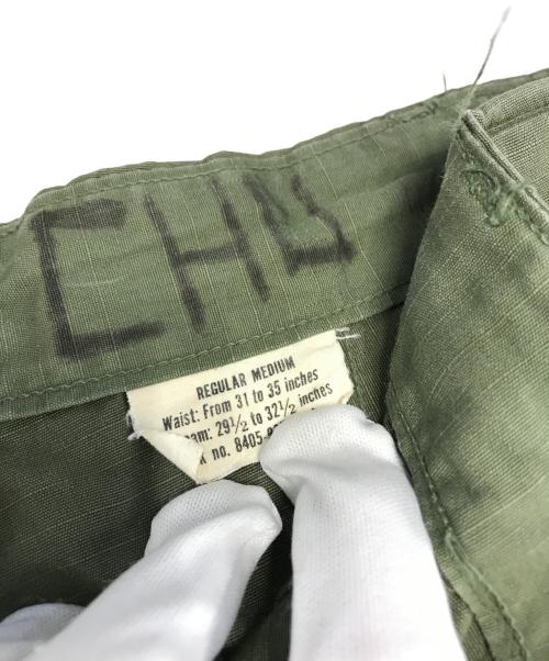 VINTAGE MILITARY（ヴィンテージ ミリタリー）VINTAGE MILITARY (ヴィンテージ ミリタリー) US ARMY ジャングルファティーグパンツ カーキ サイズ:MEDIUM-REGULARの古着・服飾アイテム