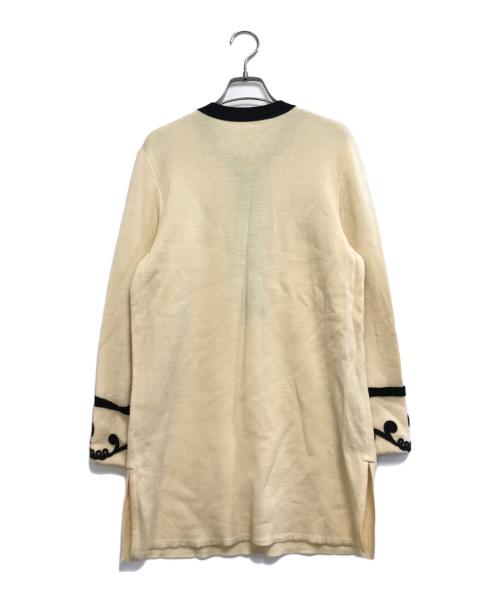 Yves Saint Laurent（イヴサンローラン）Yves Saint Laurent (イヴサンローラン) ウールセーターワンピース ベージュ サイズ:Mの古着・服飾アイテム