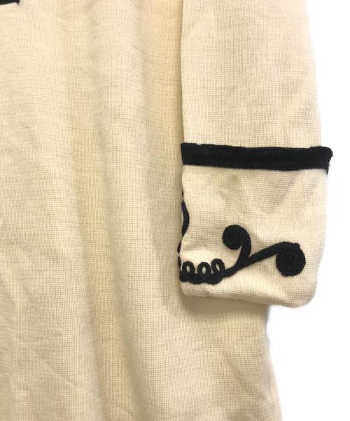 Yves Saint Laurent（イヴサンローラン）Yves Saint Laurent (イヴサンローラン) ウールセーターワンピース ベージュ サイズ:Mの古着・服飾アイテム