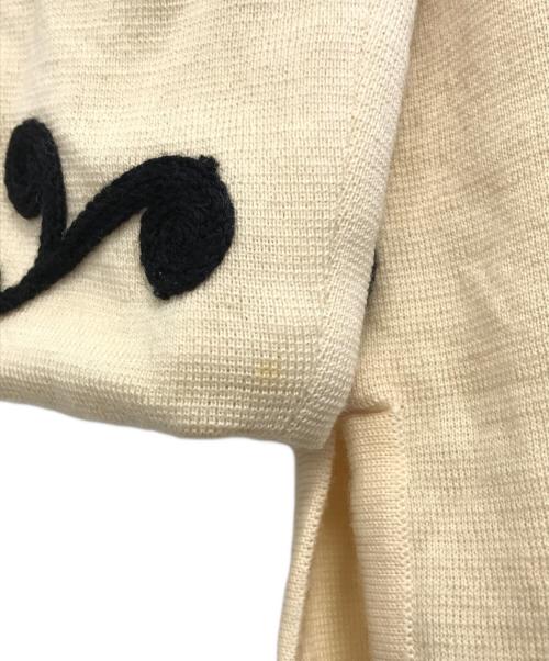 Yves Saint Laurent（イヴサンローラン）Yves Saint Laurent (イヴサンローラン) ウールセーターワンピース ベージュ サイズ:Mの古着・服飾アイテム