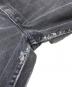 中古・古着 LEVI'S (リーバイス) 505 染め ブラックデニム ブラック サイズ:W36×L32：13000円