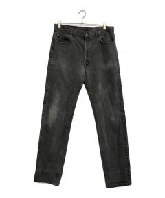 中古・古着通販】LEVI'S (リーバイス) 後染め501ブラックデニムパンツ