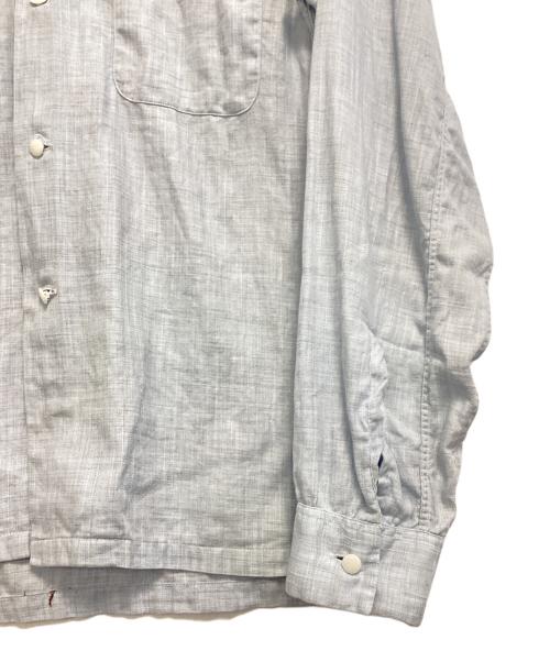 BAMBOO（バンブー）BAMBOO (バンブー) オープンカラーシャツ ブルー サイズ:Mの古着・服飾アイテム