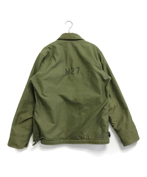US ARMY（ユーエスアーミー）US ARMY (ユーエスアーミー) Ａ-2 デッキジャケット オリーブ サイズ:不明の古着・服飾アイテム