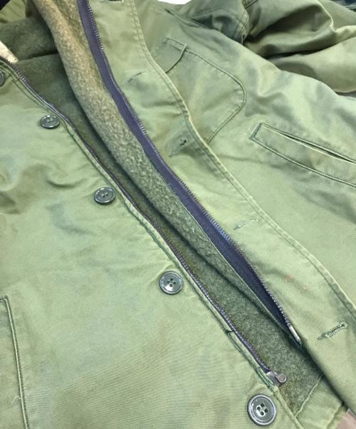 US ARMY（ユーエスアーミー）US ARMY (ユーエスアーミー) Ａ-2 デッキジャケット オリーブ サイズ:不明の古着・服飾アイテム