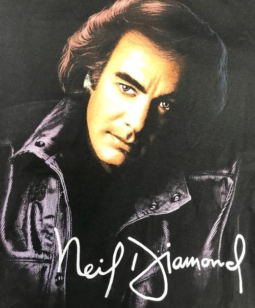 アーティストTシャツ（アーティストTシャツ）アーティストTシャツ (アーティストTシャツ) 90s neil diamond(ニール・ダイアモンド) アーティストTシャツ ブラック サイズ:XLの古着・服飾アイテム