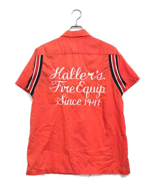 Hilton（ヒルトン）Hilton (ヒルトン) ボーリングシャツ レッド サイズ:Mの古着・服飾アイテム