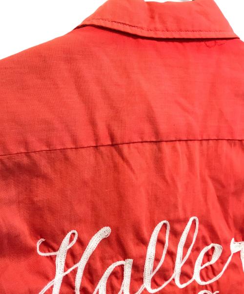 Hilton（ヒルトン）Hilton (ヒルトン) ボーリングシャツ レッド サイズ:Mの古着・服飾アイテム