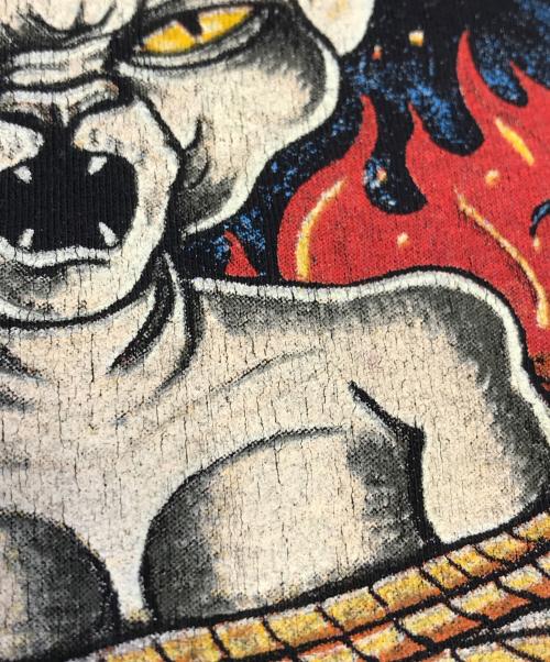 バンドTシャツ（バンドTシャツ）バンドTシャツ (バンドTシャツ) 90s AERO SMITH(エアロスミス) バンドTシャツ ブラック サイズ:XLの古着・服飾アイテム