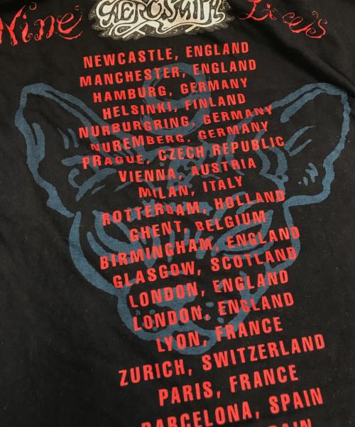 バンドTシャツ（バンドTシャツ）バンドTシャツ (バンドTシャツ) 90s AERO SMITH(エアロスミス) バンドTシャツ ブラック サイズ:XLの古着・服飾アイテム