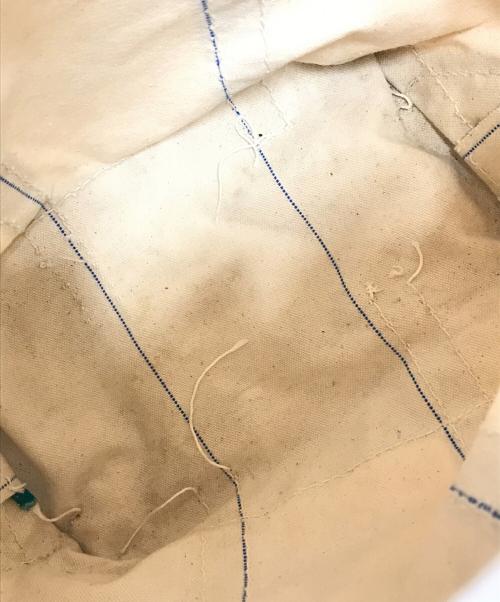 LAND'S END（ランズエンド）LAND'S END (ランズエンド) キャンバストートバッグ ホワイト サイズ:表記なしの古着・服飾アイテム