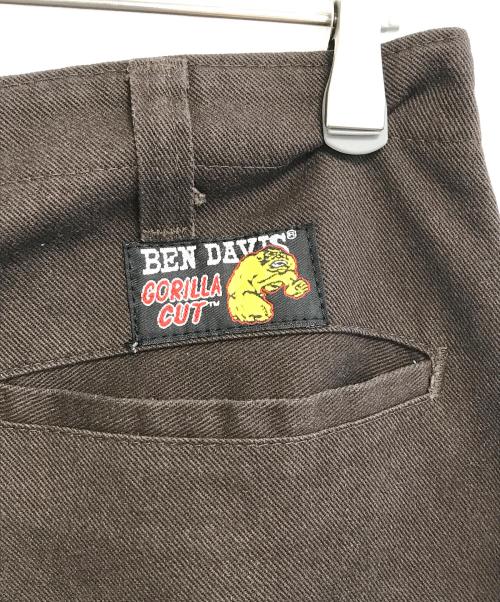 BEN DAVIS（ベンデイビス）BEN DAVIS (ベンデイビス) ゴリラカットワークパンツ ブラウン サイズ:34の古着・服飾アイテム