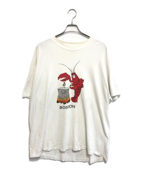 LEE（リー）LEE (リー) プリントTシャツ ホワイト サイズ:XLの古着・服飾アイテム
