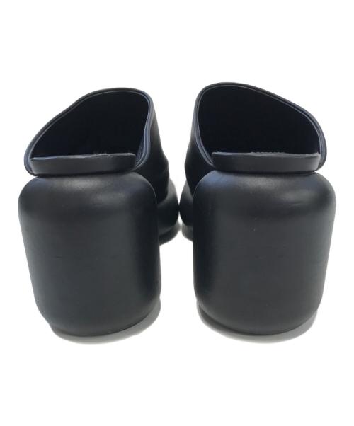 JIL SANDER（ジルサンダー）JIL SANDER (ジルサンダー) ブロックヒールサンダル ブラック サイズ:37の古着・服飾アイテム