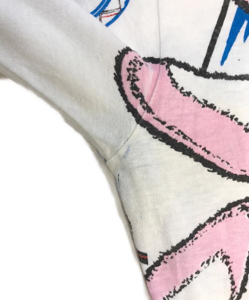 VINTAGE（ヴィンテージ）VINTAGE (ヴィンテージ) 両面プリントTシャツ ホワイト サイズ:表記なしの古着・服飾アイテム