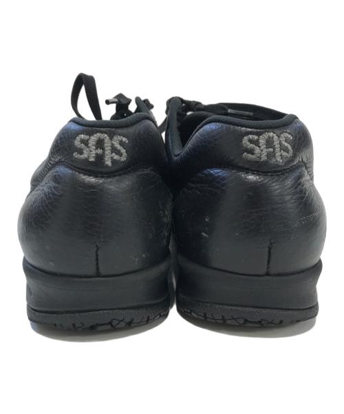 SAS（エスエーエス）SAS (エスエーエス) レザースニーカー ブラック サイズ:表記なしの古着・服飾アイテム