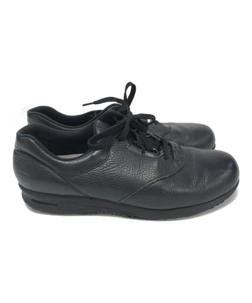 SAS（エスエーエス）SAS (エスエーエス) レザースニーカー ブラック サイズ:表記なしの古着・服飾アイテム