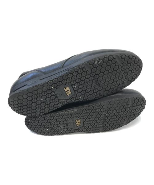 SAS（エスエーエス）SAS (エスエーエス) レザースニーカー ブラック サイズ:表記なしの古着・服飾アイテム