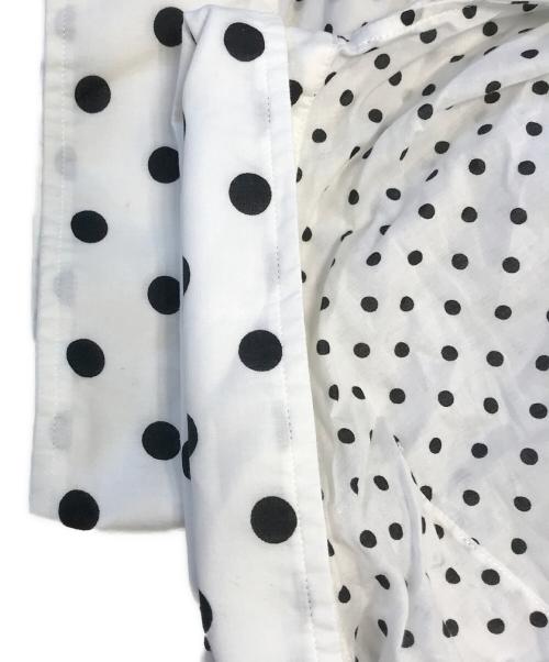 Y's（ワイズ）Y's (ワイズ) ドット柄ブラウス ホワイト サイズ:1の古着・服飾アイテム