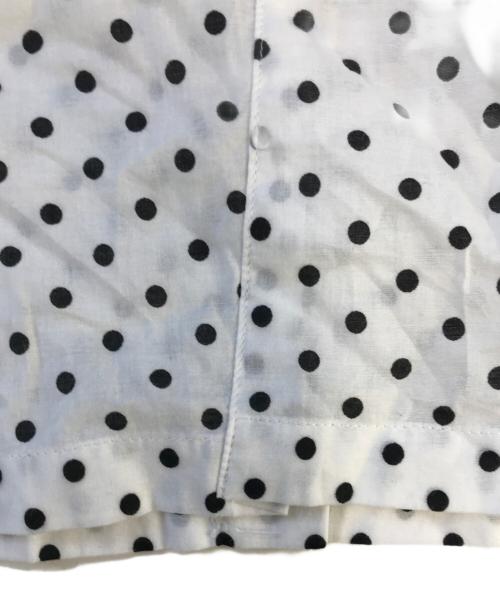 Y's（ワイズ）Y's (ワイズ) ドット柄ブラウス ホワイト サイズ:1の古着・服飾アイテム