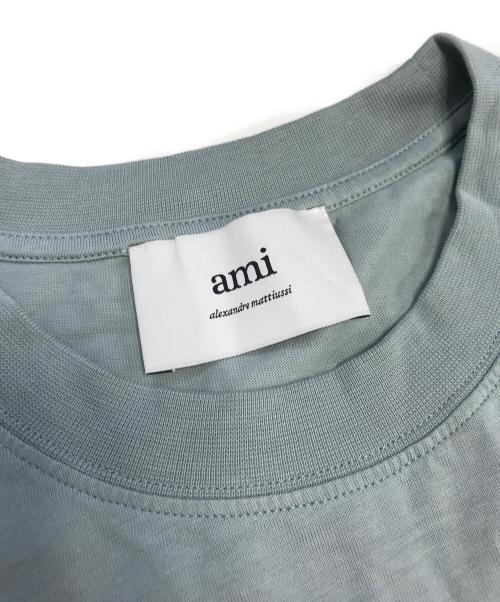 AMI Alexandre Mattiussi（アミアレクサンドルマテュッシ）AMI Alexandre Mattiussi (アミアレクサンドルマテュッシ) ロングスリーブカットソー ブルー サイズ:Sの古着・服飾アイテム