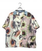 PAUL SMITHポールスミス）の古着「Sunflowerリネンシャツ」｜マルチカラー
