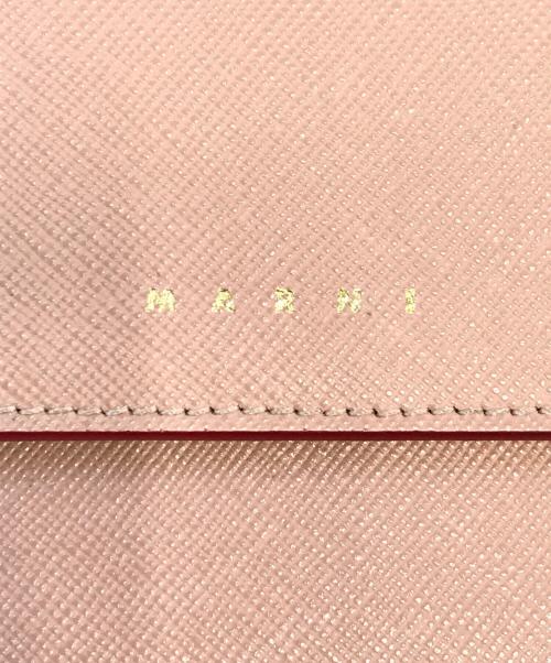 MARNI（マルニ）MARNI (マルニ) ショルダーウォレット ピンクの古着・服飾アイテム