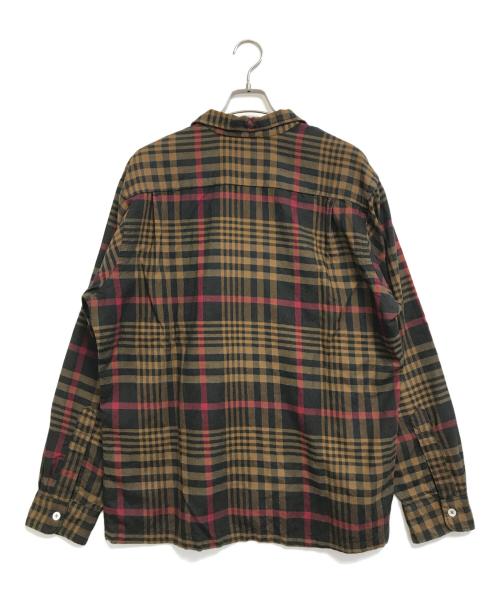 mc avoy（マカヴォイ）mc avoy (マカヴォイ) 開襟ボックスチェックシャツ グリーン サイズ:Ｌの古着・服飾アイテム