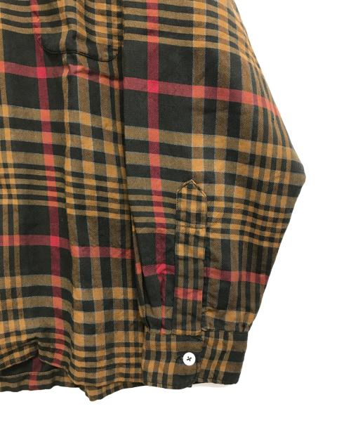 mc avoy（マカヴォイ）mc avoy (マカヴォイ) 開襟ボックスチェックシャツ グリーン サイズ:Ｌの古着・服飾アイテム