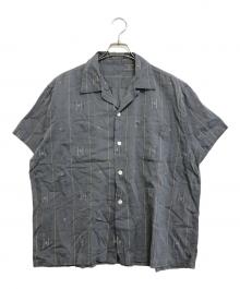 VINTAGE（ヴィンテージ）の古着「刺繍総柄シャツ」｜グレー