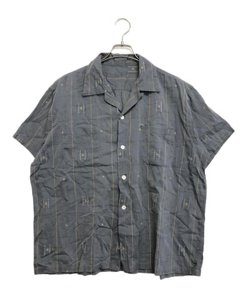 VINTAGE（ヴィンテージ）VINTAGE (ヴィンテージ) 刺繍総柄シャツ グレー サイズ:表記なしの古着・服飾アイテム