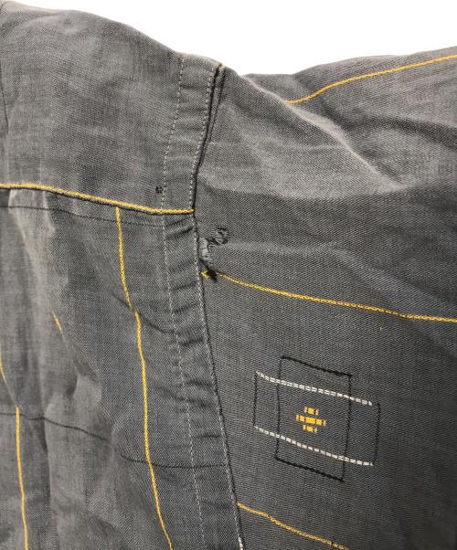 VINTAGE（ヴィンテージ）VINTAGE (ヴィンテージ) 刺繍総柄シャツ グレー サイズ:表記なしの古着・服飾アイテム