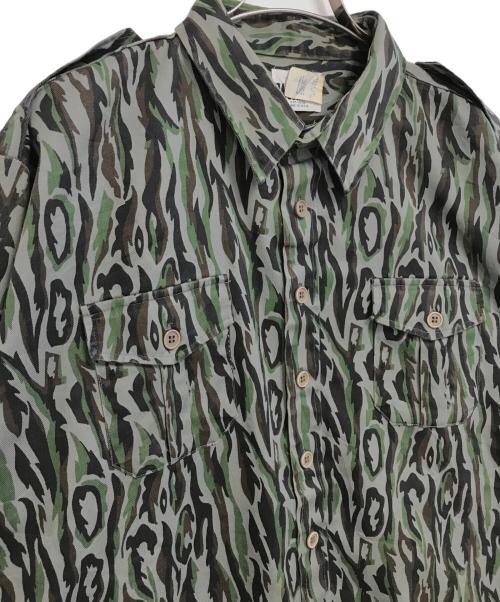 WOOLRICH（ウールリッチ）WOOLRICH (ウールリッチ) 80’s迷彩柄シャツ グリーン サイズ:XXLの古着・服飾アイテム