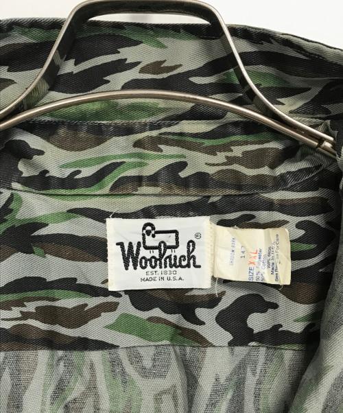 WOOLRICH（ウールリッチ）WOOLRICH (ウールリッチ) 80’s迷彩柄シャツ グリーン サイズ:XXLの古着・服飾アイテム