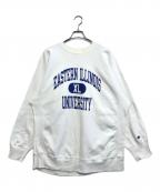 Championチャンピオン）の古着「3段リバースウィーブスウェット」｜ホワイト