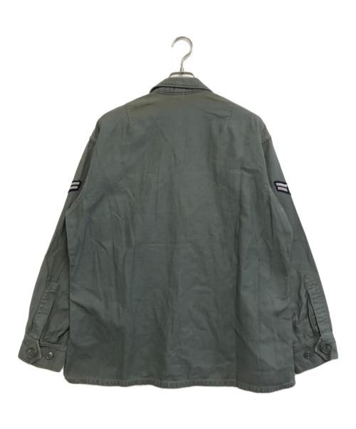 FRUIT OF THE LOOM（フルーツオブザルーム）FRUIT OF THE LOOM (フルーツオブザルーム) VINTAGE MILITARY (ヴィンテージ ミリタリー) US ARMY 60’sユーティリティーシャツ グリーン サイズ:表記なしの古着・服飾アイテム