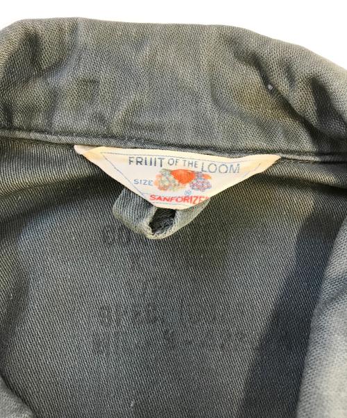 FRUIT OF THE LOOM（フルーツオブザルーム）FRUIT OF THE LOOM (フルーツオブザルーム) VINTAGE MILITARY (ヴィンテージ ミリタリー) US ARMY 60’sユーティリティーシャツ グリーン サイズ:表記なしの古着・服飾アイテム