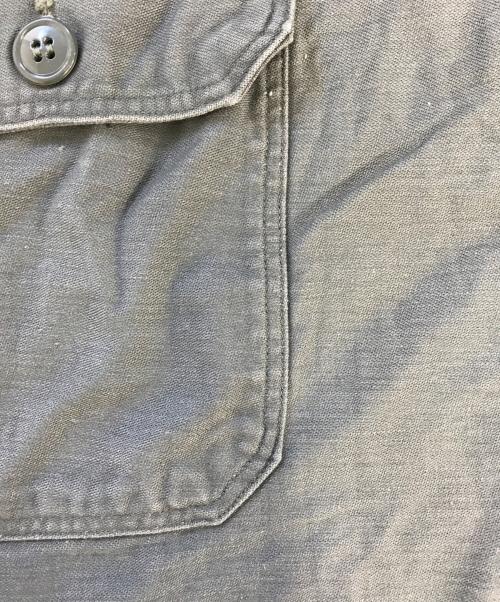 FRUIT OF THE LOOM（フルーツオブザルーム）FRUIT OF THE LOOM (フルーツオブザルーム) VINTAGE MILITARY (ヴィンテージ ミリタリー) US ARMY 60’sユーティリティーシャツ グリーン サイズ:表記なしの古着・服飾アイテム