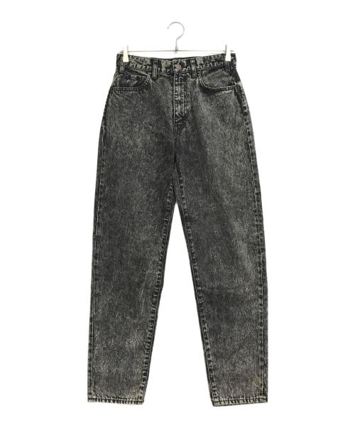 CELINE（セリーヌ）CELINE (セリーヌ) ケミカルウォッシュデニムパンツ ブラック サイズ:28の古着・服飾アイテム