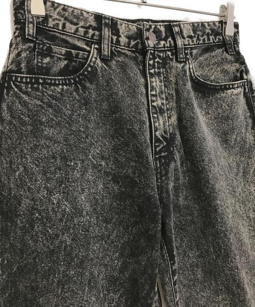 CELINE（セリーヌ）CELINE (セリーヌ) ケミカルウォッシュデニムパンツ ブラック サイズ:28の古着・服飾アイテム