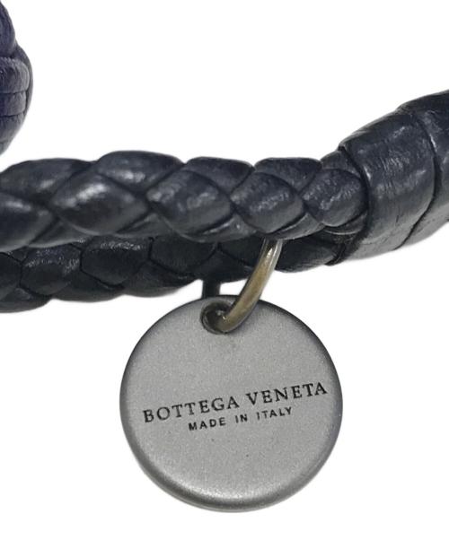 BOTTEGA VENETA（ボッテガベネタ）BOTTEGA VENETA (ボッテガベネタ) イントレチャートブレスレット ネイビー サイズ:表記なしの古着・服飾アイテム