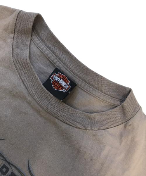 モーターサイクルロングスリーブTシャツ（モーターサイクルロングスリーブTシャツ）モーターサイクルロングスリーブTシャツ (モーターサイクルロングスリーブTシャツ) 00's HARLEY-DAVIDSON(ハーレーダビッドソン) モーターサイクルロングスリーブTシャツ グレー サイズ:Mの古着・服飾アイテム