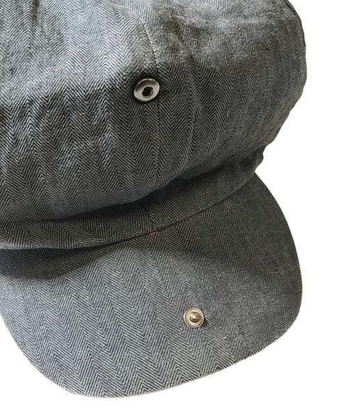 nicholas daley（ニコラス デイリー）nicholas daley (ニコラス デイリー) リネンキャスケット グレー サイズ:Lの古着・服飾アイテム