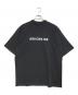 BALENCIAGA（バレンシアガ）の古着「ミラーロゴプリントTシャツ」｜ブラック