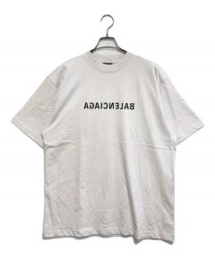 中古・古着通販】BALENCIAGA (バレンシアガ) ミラーロゴプリントT